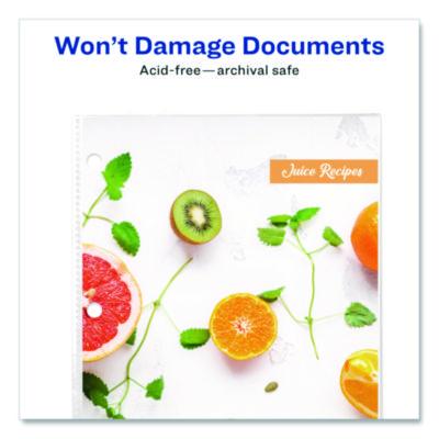 Avery Top-Load Poly Three-Hole Sheet Protectors, Non-Glare, Letter, 50/box (AVE74204) AVE74204