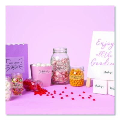 Avery Matte Clear Easy Peel Mailing Labels W/ Sure Feed Technology, Laser Printers, 1.33 X 4, Clear, 14/sheet, 50 Sheets/box (AVE5662) AVE5662