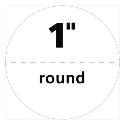 Avery Printable Mailing Seals, 1" dia, White, 15/Sheet, 40 Sheets/Pack, (5247) (AVE05247) AVE05247