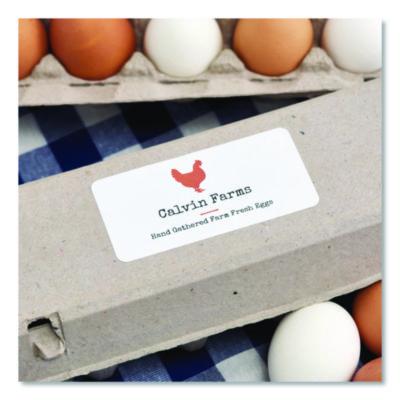 Avery Mini-Sheets Mailing Labels, Inkjet/laser Printers, 2 X 4, White, 4/sheet, 25 Sheets/pack (AVE2163) AVE2163