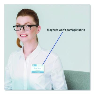 Avery Magnetic Style Name Badge Kit, Horizontal, 4 X 3, White, 24/pack (AVE8780) AVE8780