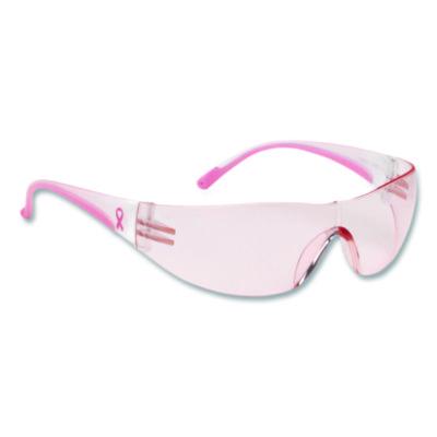 Bouton Eva Optical Safety Glasses, Scratch-Resistant, Pink Lens, Pink/Clear Frame (BOU250100904) BOU250100904