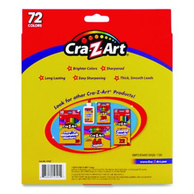 Cra-Z-Art Colored Pencils, 72 Assorted Lead and Barrel Colors, 72/Box (CZA1040224) CZA1040224