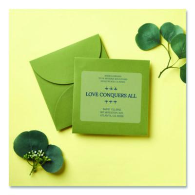 Avery Matte Clear Easy Peel Mailing Labels W/ Sure Feed Technology, Laser Printers, 3.33 X 4, Clear, 6/sheet, 10 Sheets/pack (AVE15664) AVE15664