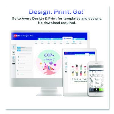 Avery Removable Multi-Use Labels, Inkjet/laser Printers, 1.5 X 4, White, 3/sheet, 50 Sheets/pack, (5452) (AVE05452) AVE05452