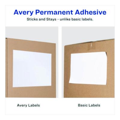 Avery White Shipping Labels-Bulk Packs, Inkjet/laser Printers, 5.5 X 8.5, White, 2/sheet, 250 Sheets/box (AVE95930) AVE95930