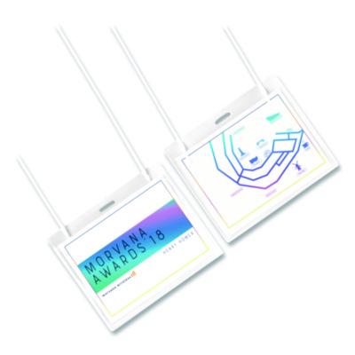 Avery Necklace-Style Badge Holder W/laser/inkjet Insert, Top Load, 4 X 3, We, 50/box (AVE74520) AVE74520