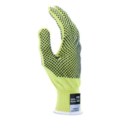 MCR Safety CutPro Kevlar Gloves 9396, Yellow/Black, Large, Pair (CRW9396L) CRW9396L