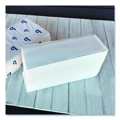 Boardwalk Structured Multifold Towels, 1-Ply, 9 x 9.5, White, 250/Pack, 16 Packs/Carton (6204) BWK6204