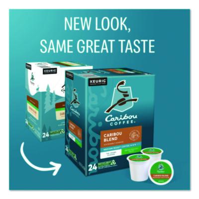 Caribou Coffee Caribou Blend Decaf Coffee K-Cups, 24/Box (6995) GMT6995