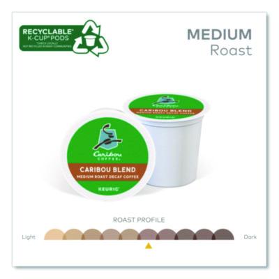 Caribou Coffee Caribou Blend Decaf Coffee K-Cups, 96/Carton (6995CT) GMT6995CT