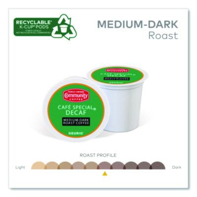 Community Coffee Cafe Special Decaf K-Cup, 24/Box (6408CC) GMT6408CC