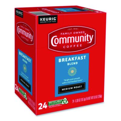 Community Coffee Breakfast Blend K-Cup, 24/Box (6406CC) GMT6406CC