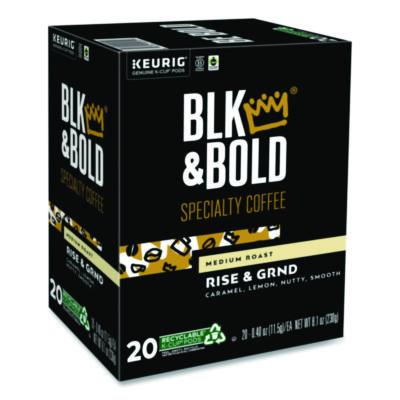 BLK & Bold Rise and GRND K-Cups, 0.41 oz K-Cup, 20/Box (0055) GMT0055