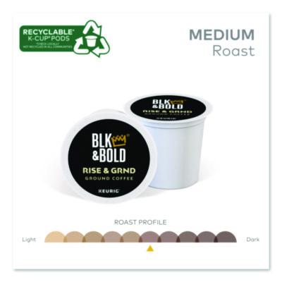 BLK & Bold Rise and GRND K-Cups, 0.41 oz K-Cup, 20/Box (0055) GMT0055