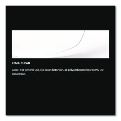 Bouton Adversary Optical Safety Glasses, Scratch-Resistant, Light Blue Lens, Black Frame (BOU250280003) BOU250280003