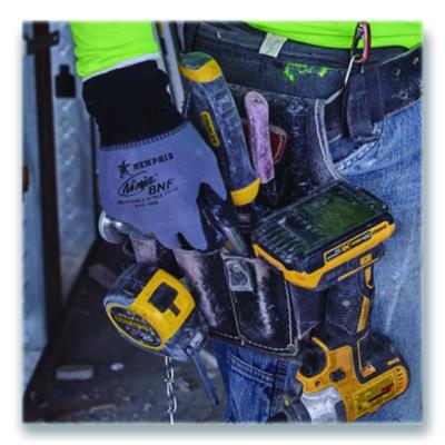 MCR Safety Ninja Nitrile Coating Nylon/spandex Gloves, Black/gray, X-Large, Dozen (CRWN96790XL) CRWN96790XL