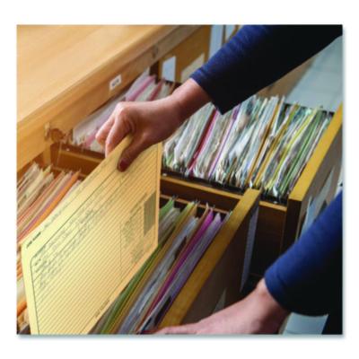 Adams Pre-Printed Heavy-Duty Reinforced File Pocket, 2" Expansion, Letter Size, Manila, 15/Pack (ABF9294E) ABF9294E