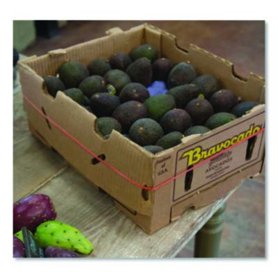 Alliance Red Packer Bands, Size 22, 5" x 0.06", 1 lb Box (ALL96225) ALL96225