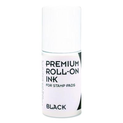 COSCO Premium Roll-On Ink, 2 Oz, Black (COS030259) COS030259