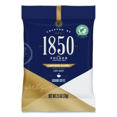 1850 Coffee Fraction Packs, Lantern Glow, Light Roast, 2.5 oz Pack, 24 Packs/Carton (21510) FOL21510