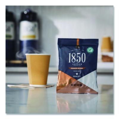 1850 Coffee Fraction Packs, Pioneer Blend, Medium Roast, 2.5 oz Pack, 24 Packs/Carton (21511) FOL21511