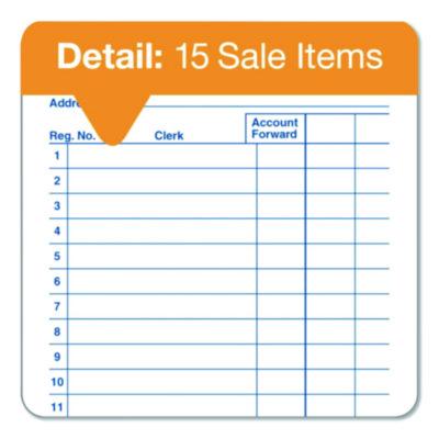 Adams Multipart General-Purpose Sales Pad, Two-Part Carbonless, 3.34 x 5.13, 50 Forms/Pad, 10 Pads/Pack (ABFDC3510) ABFDC3510