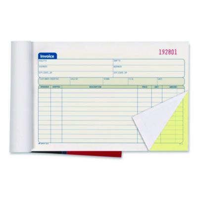 Adams Two-Part Invoice Book, Two-Part Carbonless, 5.56 x 8.44, 50 Forms Total (ABFDC5840) ABFDC5840