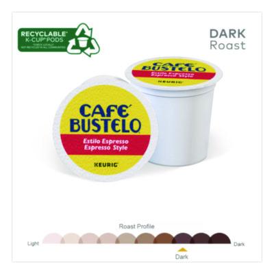 Cafe Bustelo Espresso Style K-Cups, 24/Box (6106) GMT6106