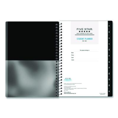 Five Star Academic Year Customizable Student Weekly/Monthly Planner, 8.5 x 6.75, 12-Month (July to June), 2024 to 2025 (AAGCAW45100) AAGCAW45100