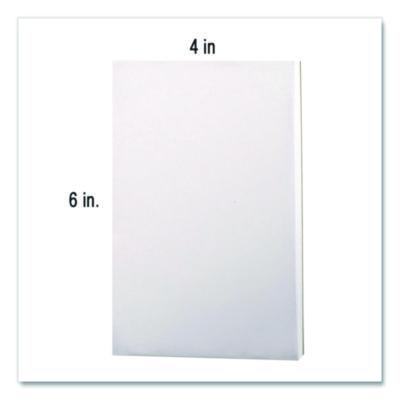 Ampad Scratch Pads, Unruled, 4 x 6, White, 100 Sheets, Dozen (AMP21431) AMP21431