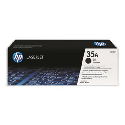 HP 35A, (CB435A) Black Original LaserJet Toner Cartridge HEWCB435A