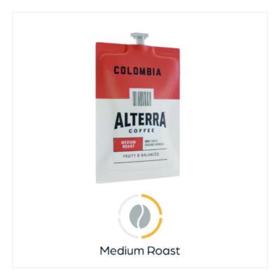 Alterra Coffee Freshpack Pods, Colombia, Medium Roast, 0.28 oz, 100/Carton (MDRA180) MDKMDRA180