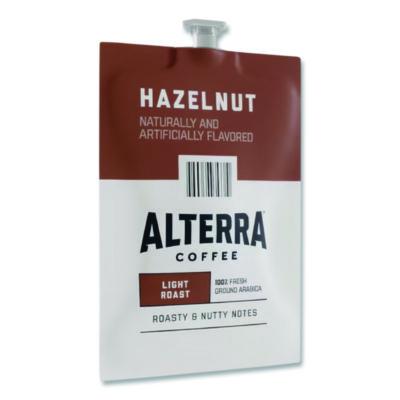 Alterra Coffee Freshpack Pods, Hazelnut, Medium Roast, 0.23 oz, 100/Carton (MDRA185) MDKMDRA185