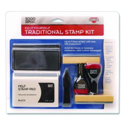 COSCO 2000PLUS Custom Stamp Kit, Black Ink (COS030968) COS030968