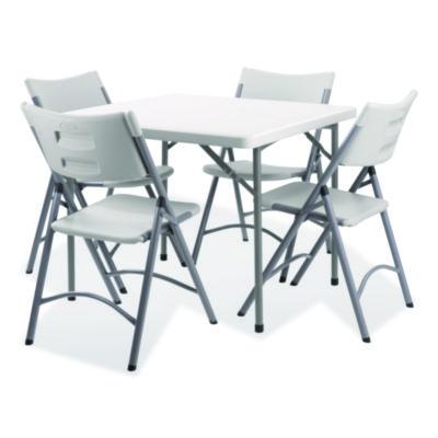 NPS® BT3636 Heavy-Duty Folding Table and 600 Series Folding Chair Set