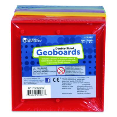Learning Resources® Double-Sided Assorted Geoboards