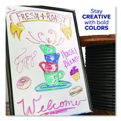 Crayola Take Note Dry-Erase Markers, Broad, Chisel Tip, Assorted, 12/Pack (CYO586545) CYO586545