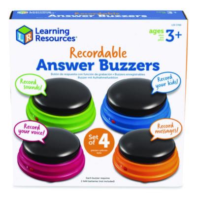 Learning Resources® Recordable Answer Buzzers