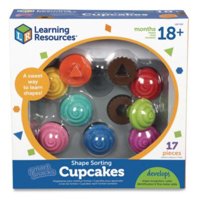 Learning Resources® Smart Snacks® Shape Sorting Cupcakes