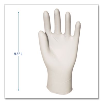 Boardwalk Powder-Free Synthetic Vinyl Gloves, Large, Beige, 4 Mil, 100/box (BWK315LBX) BWK315LBX