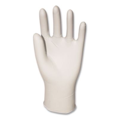 Boardwalk Powder-Free Synthetic Vinyl Gloves, Large, Beige, 4 Mil, 100/box (BWK315LBX) BWK315LBX