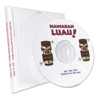 Avery Inkjet Cd Labels, Matte White, 100/pack (AVE8691) AVE8691