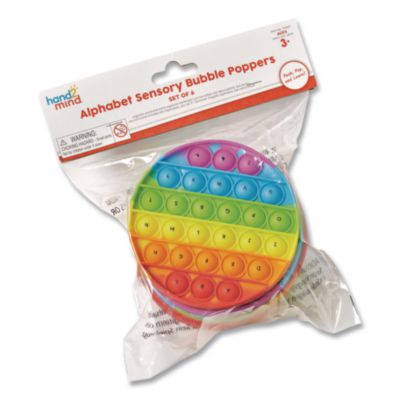 hand2mind® Alphabet Sensory Bubble Poppers