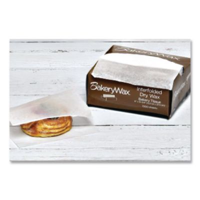 Bagcraft Ecocraft Interfolded Dry Wax Bakery Tissue, 6 X 10.75, White, 1,000/box, 10 Boxes/carton (BGC010006) BGC010006
