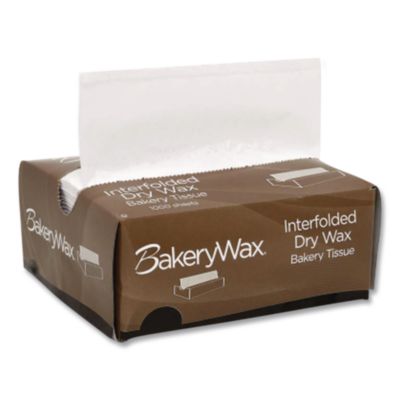 Bagcraft Ecocraft Interfolded Dry Wax Bakery Tissue, 6 X 10.75, White, 1,000/box, 10 Boxes/carton (BGC010006) BGC010006