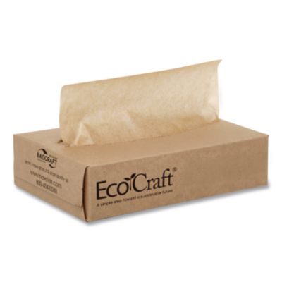 Bagcraft Ecocraft Interfolded Soy Wax Deli Sheets, 10 X 10.75, 500/box, 12 Boxes/carton (BGC016010) BGC016010