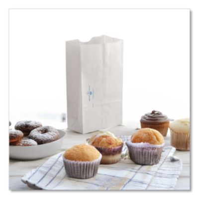 Bagcraft Dubl Wax SOS Bakery Bags, 6.13" x 4" x 12.38", White, 1,000/Carton (BGC300298) BGC300298