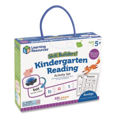 Learning Resources® Skill Builders! Kindergarten Reading Activity Set