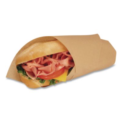 Bagcraft Ecocraft Grease-Resistant Paper Wraps And Liners, Natural, 12 X 12, 1,000/box, 5 Boxes/carton (BGC300897) BGC300897